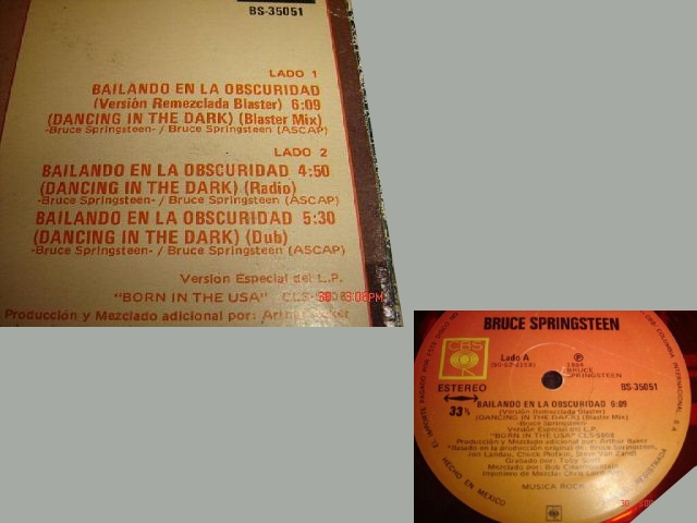 Bruce Springsteen - DANCING IN THE DARK (BLASTER / RADIO - DUB)